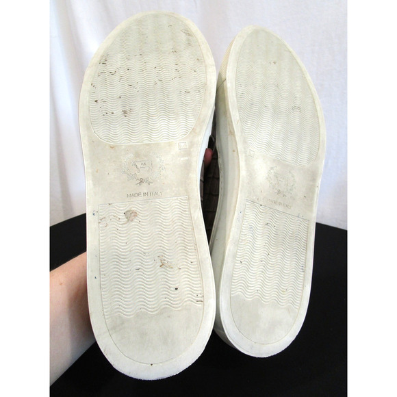 EUC! Del Toro Italy Taupe Brown Croco Embossed Leather Slip On Shoes Men Sz 10 main image 8